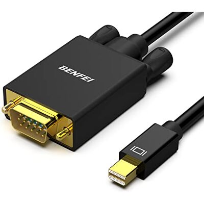 BENFEI Cable Mini DisplayPort a VGA, cable Mini DisplayPort a VGA de 0,9 m (compatible con Thunderbolt 2) con MacBook Air/Pro, Surface Pro/Dock, monitor, proyector BENFEI Cable Mini DisplayPort a VGA, cable Mini DisplayPort a VGA de 0,9 m (compatible con Thunderbolt 2) con MacBook Air/Pro, Surface Pro/Dock, monitor, proyector