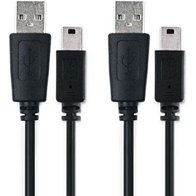 CELLONIC 2x USB A Cable de datos compatible con Garmin Alpha 100, eTrex 32x 2.0, 1m, PVC, negro, para Garmin DriveSmart 65 MT-S EU, Camper 780, Drive 61 LMT-S, Camper 770 LMT-D, MT-D, Astro 320, GPS 73 CELLONIC 2x USB A Cable de datos compatible con Garmin Alpha 100, eTrex 32x 2.0, 1m, PVC, negro, para Garmin DriveSmart 65 MT-S EU, Camper 780, Drive 61 LMT-S, Camper 770 LMT-D, MT-D, Astro 320, GPS 73
