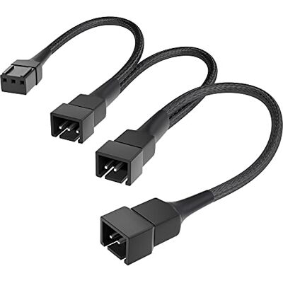 KabelDirekt – Cable Ventilador PC – 20cm KabelDirekt – Cable Ventilador PC – 20cm