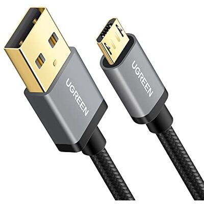 UGREEN Cable Micro USB Carga Rápida QC3.0 3A 18W Trenzado Nylon (0.5M) 480Mbps, USB A, Cable Cargador Movil, Compatible con Galaxy S7 S6 A7 A6 A5 Edge S5 J7 J5 J3 Xiaomi Note 5 4 5A Pro UGREEN Cable Micro USB Carga Rápida QC3.0 3A 18W Trenzado Nylon (0.5M) 480Mbps, USB A, Cable Cargador Movil, Compatible con Galaxy S7 S6 A7 A6 A5 Edge S5 J7 J5 J3 Xiaomi Note 5 4 5A Pro