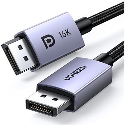 UGREEN Cable DisplayPort 2.1 Certificado VESA 16K 30Hz 8K 60Hz 4K 240Hz 2M UGREEN Cable DisplayPort 2.1 Certificado VESA 16K 30Hz 8K 60Hz 4K 240Hz 2M