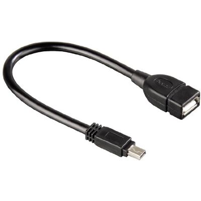 Hama 039626 Adaptador de USB a Mini USB de Tipo B, 10 cm Hama 039626 Adaptador de USB a Mini USB de Tipo B, 10 cm