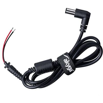 AKYGA AK SC Cable CC de repuesto para portátil, color negro AKYGA AK SC Cable CC de repuesto para portátil, color negro