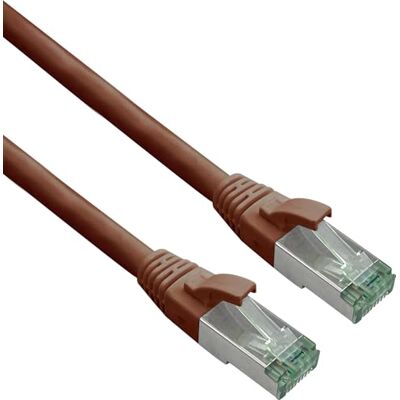 Helos GRS Cable de conexión (cat. 6a, cable de TPE, categoría 7, 30 m), color marrón Helos GRS Cable de conexión (cat. 6a, cable de TPE, categoría 7, 30 m), color marrón