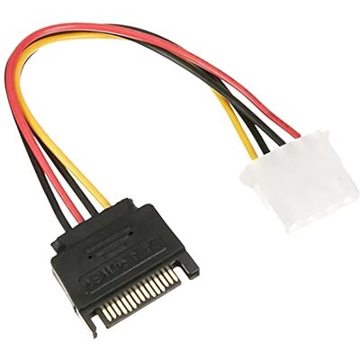AKYGA AK-CA-11 Cable Adaptador SATA Macho a Molex Hembra de 4 Pines (15 cm) AKYGA AK-CA-11 Cable Adaptador SATA Macho a Molex Hembra de 4 Pines (15 cm)