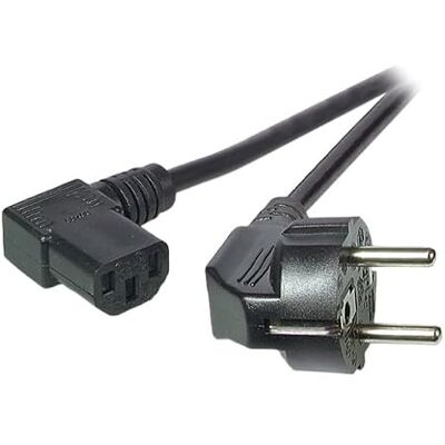 LINK Red Cable schuko 90 ° de C13 90 °, Negro, 5 m, 3 x 1.00 mm² LINK Red Cable schuko 90 ° de C13 90 °, Negro, 5 m, 3 x 1.00 mm²