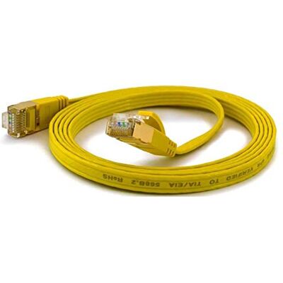 Cable de Red FTP CAT6A Amarillo 5m Wantec Cable de Red FTP CAT6A Amarillo 5m Wantec