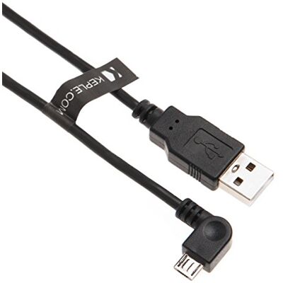 Keple Ángulo Recto USB Cable Compatible con Tom Tom Via 52, 62, 110, 120, 125, 130, 135, 180, 220, 225, 260, 280, Via Live 120, 125, 130, 135, 1605TM, 1405TM, 1435M, 1505TM 1535TM, 6000 2M Keple Ángulo Recto USB Cable Compatible con Tom Tom Via 52, 62, 110, 120, 125, 130, 135, 180, 220, 225, 260, 280, Via Live 120, 125, 130, 135, 1605TM, 1405TM, 1435M, 1505TM 1535TM, 6000 2M