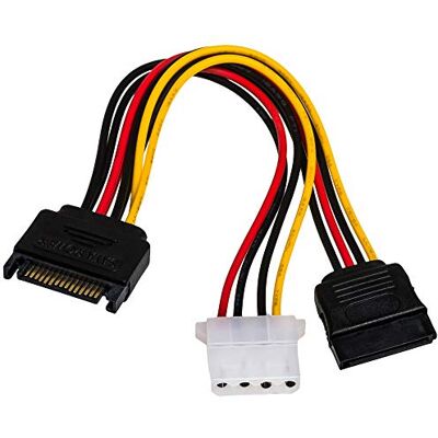 AKYGA AK-CA-32 Cable Adaptador SATA (Conector Macho a Conector Molex Hembra, 15 cm) AKYGA AK-CA-32 Cable Adaptador SATA (Conector Macho a Conector Molex Hembra, 15 cm)