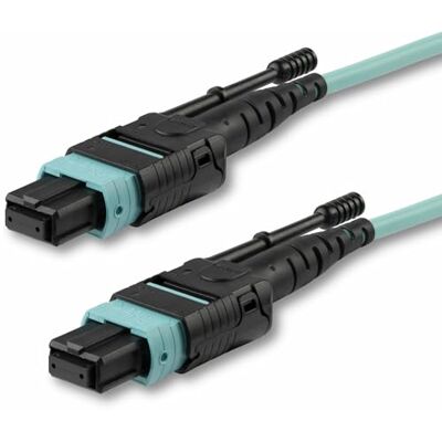StarTech Cable de Fibra Óptica Multimodo OM3 1m, MPO a MPO, 12F (MPO12PL1M) Baja Pérdida de Inserción, LOMMF 50/125µm, Tipo A, Redes de Alta Densidad StarTech Cable de Fibra Óptica Multimodo OM3 1m, MPO a MPO, 12F (MPO12PL1M) Baja Pérdida de Inserción, LOMMF 50/125µm, Tipo A, Redes de Alta Densidad
