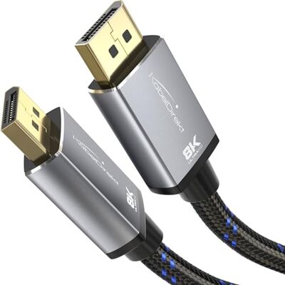 KabelDirekt – Cable DisplayPort 8K / 60Hz 1.4 – 2m KabelDirekt – Cable DisplayPort 8K / 60Hz 1.4 – 2m