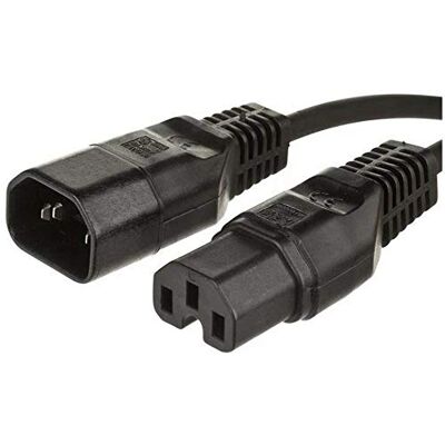 MicroConnect PE011405 Cable (0,5 m, Male connector / Female connector, C14 acoplador, C15 acoplador, 10 A, Negro) MicroConnect PE011405 Cable (0,5 m, Male connector / Female connector, C14 acoplador, C15 acoplador, 10 A, Negro)