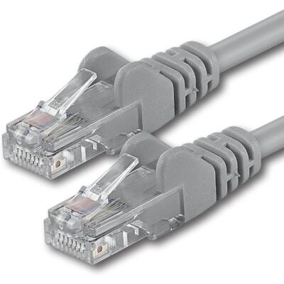 1aTTack.de 1m gris 1 pieza Cable de red Ethernet con conectores RJ45 CAT6 CAT 6 Cat.6 1000 Mbit/s 1aTTack.de 1m gris 1 pieza Cable de red Ethernet con conectores RJ45 CAT6 CAT 6 Cat.6 1000 Mbit/s