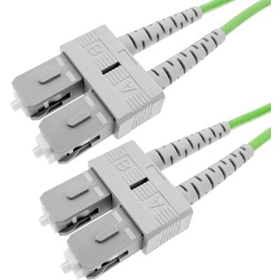 Techly Professional 107982 Cable de fibra óptica SC/SC 50/125 multimodo 20 m OM5 verde marino Techly Professional 107982 Cable de fibra óptica SC/SC 50/125 multimodo 20 m OM5 verde marino