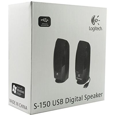 Logitech S150 Altavoces de Ordenador (USB, 2.0, 1.2W RMS) Color Negro Logitech S150 Altavoces de Ordenador (USB, 2.0, 1.2W RMS) Color Negro