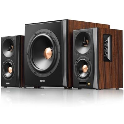 Edifier S360DB 2.1 Bluetooth v4.1 aptX Biblioteca de Sonidos inalámbricos y Altavoces de subwoofer para Salas Multimedia, Salas de Estar Edifier S360DB 2.1 Bluetooth v4.1 aptX Biblioteca de Sonidos inalámbricos y Altavoces de subwoofer para Salas Multimedia, Salas de Estar
