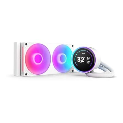 NZXT Kraken Elite 240 RGB Refrigerador Líquido AIO 240mm, LCD Blanco NZXT Kraken Elite 240 RGB Refrigerador Líquido AIO 240mm, LCD Blanco