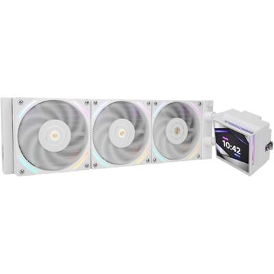 Thermalright Hyper Vision 360 ARGB WHITE CPU AIO Cooler, PC 360 especificación sistema de refrigeración por agua, pantalla LCD IPS 480x480, para AM5; Intel 1700/1851 Thermalright Hyper Vision 360 ARGB WHITE CPU AIO Cooler, PC 360 especificación sistema de refrigeración por agua, pantalla LCD IPS 480x480, para AM5; Intel 1700/1851