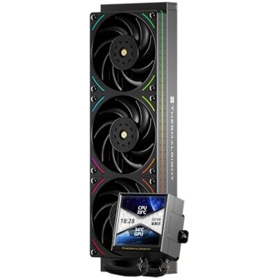 Thermalright TR Peerless Vision 360 UB ARGB Black CPU Aio Enfriador, sistema de refrigerador de agua de 360 especificaciones con ventiladores en línea, pantalla LCD IPS de 3,95'' con resolución de Thermalright TR Peerless Vision 360 UB ARGB Black CPU Aio Enfriador, sistema de refrigerador de agua de 360 especificaciones con ventiladores en línea, pantalla LCD IPS de 3,95'' con resolución de