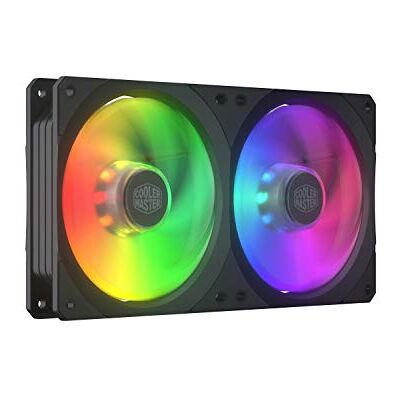 Cooler Master MasterFan SF240R Ventilador y Caja ARGB, Marco Cuadrado Fácil de Instalar Diseño con Aspas Híbridas, Amortiguador de Vibraciones Acolchado e Iluminación ARGB Personalizable, Marco 240 mm Cooler Master MasterFan SF240R Ventilador y Caja ARGB, Marco Cuadrado Fácil de Instalar Diseño con Aspas Híbridas, Amortiguador de Vibraciones Acolchado e Iluminación ARGB Personalizable, Marco 240 mm