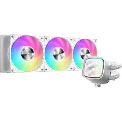 SAMA L50 360mm Refrig. Líquida ARGB, Espejo Infinito, Intel/AMD, Blanco 2 Ventiladores ARGB 120mm con Sincronización de Luz y PWM de Placa Base, Bajo Ruido, Ventiladores 28mm SAMA L50 360mm Refrig. Líquida ARGB, Espejo Infinito, Intel/AMD, Blanco 2 Ventiladores ARGB 120mm con Sincronización de Luz y PWM de Placa Base, Bajo Ruido, Ventiladores 28mm