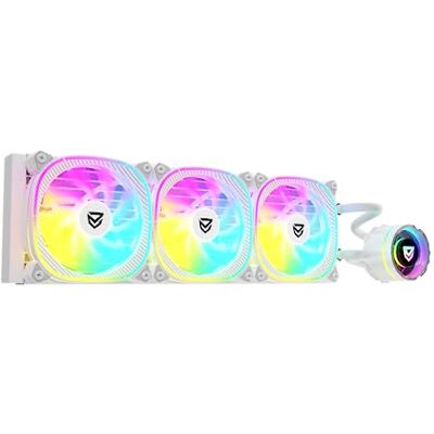 Nfortec Atria X refrigeración líquida CPU 360mm ARGB 240W compatible Intel AMD color blanco Nfortec Atria X refrigeración líquida CPU 360mm ARGB 240W compatible Intel AMD color blanco
