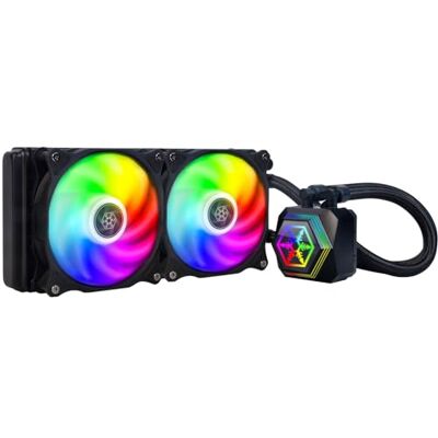 Silverstone PF240-ARGB, LGA1700, AM4, 240mm, Refrigerador líquido Todo en uno de Primera Calidad con iluminación ARGB, SST-PF240-ARGB-V2 Silverstone PF240-ARGB, LGA1700, AM4, 240mm, Refrigerador líquido Todo en uno de Primera Calidad con iluminación ARGB, SST-PF240-ARGB-V2