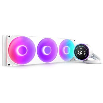 NZXT Kraken Elite 420 RGB Refrigerador Líquido AIO 420mm, LCD Blanco NZXT Kraken Elite 420 RGB Refrigerador Líquido AIO 420mm, LCD Blanco