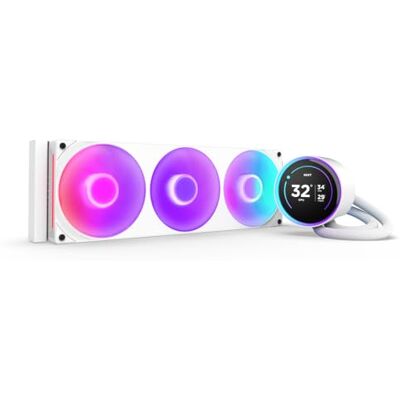 NZXT Kraken Elite 360 RGB Refrigerador Líquido AIO 360mm, LCD Blanco NZXT Kraken Elite 360 RGB Refrigerador Líquido AIO 360mm, LCD Blanco