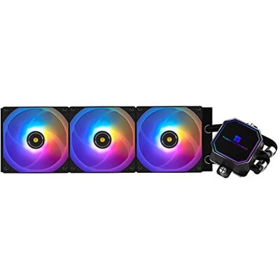 Thermalright Frozen Prism 360 Black ARGB, Enfriador de agua líquida para CPU con ventilador PWM ARGB de 120 mm, Enfriador de agua para ordenador compatible con AM4/AM5, Intel 1700/1851/1150/1151/1200 Thermalright Frozen Prism 360 Black ARGB, Enfriador de agua líquida para CPU con ventilador PWM ARGB de 120 mm, Enfriador de agua para ordenador compatible con AM4/AM5, Intel 1700/1851/1150/1151/1200