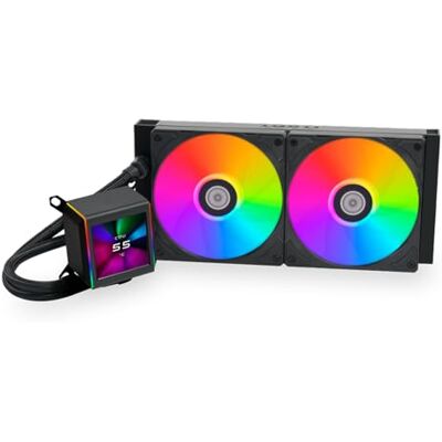 Lian-Li Kit Watercooling AIO Galahad II LCD 280mm (Noir) Lian-Li Kit Watercooling AIO Galahad II LCD 280mm (Noir)