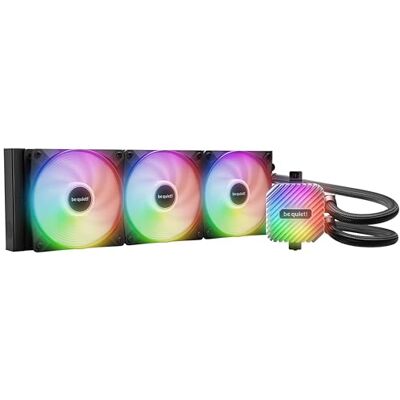 be quiet! Light Loop 360mm Black dissipatore a liquido per CPU overclockate, 3 ventole ARGB Light Wings LX 120mm PWM high-speed, unità di raffreddamento con LED ARGB, prestazioni elevatissime be quiet! Light Loop 360mm Black dissipatore a liquido per CPU overclockate, 3 ventole ARGB Light Wings LX 120mm PWM high-speed, unità di raffreddamento con LED ARGB, prestazioni elevatissime