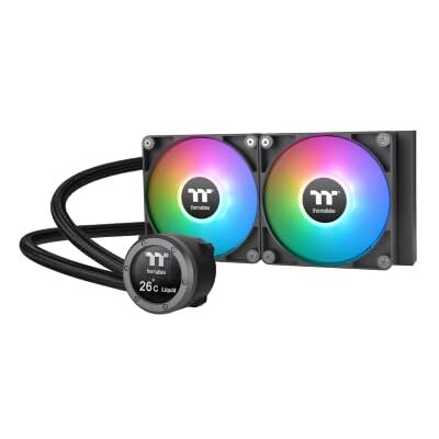 Thermaltake TH240 V2 Ultra ARGB Refrigeración líquida AIO CPU 240 mm Pantalla LCD IPS de 2,1” 2× ventiladores CT120 ARGB PWM Intel LGA1700/1851 AMD AM4/AM5 Negro Thermaltake TH240 V2 Ultra ARGB Refrigeración líquida AIO CPU 240 mm Pantalla LCD IPS de 2,1” 2× ventiladores CT120 ARGB PWM Intel LGA1700/1851 AMD AM4/AM5 Negro