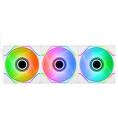 Thermaltake SWAFAN 140 EX INFINITY ARGB Sync (Pack de 3) Ventilador PC ARGB MagForce 2.0 Conexión Magnética Doble Espejo Infinito 3 Aspas + 3 Aspas Inversas 140mm Blanco Thermaltake SWAFAN 140 EX INFINITY ARGB Sync (Pack de 3) Ventilador PC ARGB MagForce 2.0 Conexión Magnética Doble Espejo Infinito 3 Aspas + 3 Aspas Inversas 140mm Blanco