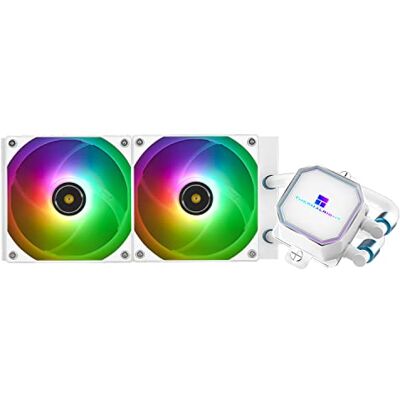 Thermalright Frozen Prism 240 White ARGB, Enfriador líquido para CPU con ventilador PWM de 120 mm, Disipador de agua integrado para AM4/AM5, Intel LGA1700/115x/1200/1851 Thermalright Frozen Prism 240 White ARGB, Enfriador líquido para CPU con ventilador PWM de 120 mm, Disipador de agua integrado para AM4/AM5, Intel LGA1700/115x/1200/1851