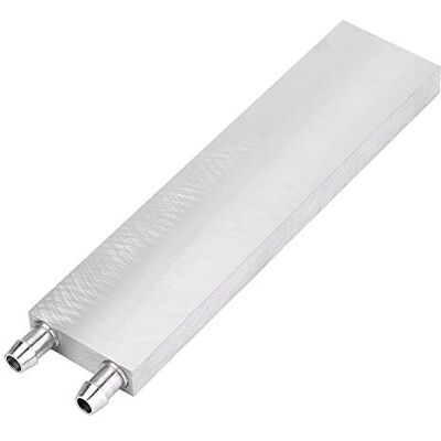 Garsent Bloque de refrigeración por agua, radiador de CPU de aluminio, bloque de refrigeración por agua, enfriador de agua líquida, sistema de disipador de calor para PC portátil (40 x 160 x 12 mm) Garsent Bloque de refrigeración por agua, radiador de CPU de aluminio, bloque de refrigeración por agua, enfriador de agua líquida, sistema de disipador de calor para PC portátil (40 x 160 x 12 mm)