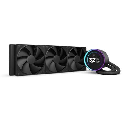 NZXT Kraken Elite 360 Refrigerador Líquido AIO 360mm, LCD Negro NZXT Kraken Elite 360 Refrigerador Líquido AIO 360mm, LCD Negro