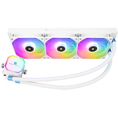 Thermalright Frozen Prism 360 White ARGB, Enfriador de agua líquida para CPU con ventilador PWM ARGB de 120 mm, Enfriador de agua para ordenador compatible con AM4/AM5, Intel 1700/1851/1150/1151/1200 Thermalright Frozen Prism 360 White ARGB, Enfriador de agua líquida para CPU con ventilador PWM ARGB de 120 mm, Enfriador de agua para ordenador compatible con AM4/AM5, Intel 1700/1851/1150/1151/1200