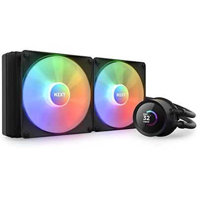 NZXT Kraken 280 RGB Refrigerador Líquido AIO 280mm, LCD Negro NZXT Kraken 280 RGB Refrigerador Líquido AIO 280mm, LCD Negro