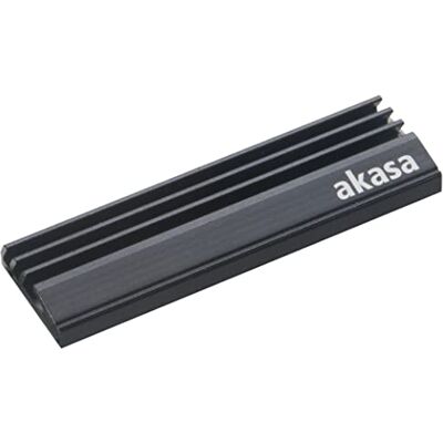 Akasa M.2 SSD Disipador de Calor Aleta de refrigeración de disipador de Calor de Aluminio Cinta Adhesiva térmica preaplicada 71 x 22 x 6,4 mm Adecuado para SSD M.2 2280 Negro A-M2HS01-BK Akasa M.2 SSD Disipador de Calor Aleta de refrigeración de disipador de Calor de Aluminio Cinta Adhesiva térmica preaplicada 71 x 22 x 6,4 mm Adecuado para SSD M.2 2280 Negro A-M2HS01-BK