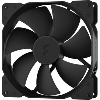 Fractal Design Ventilador de Computadora PWM de 180 mm, Alta Durabilidad, Edition Black, Soporte para Radiador, Optimizado para Silencio Fractal Design Ventilador de Computadora PWM de 180 mm, Alta Durabilidad, Edition Black, Soporte para Radiador, Optimizado para Silencio