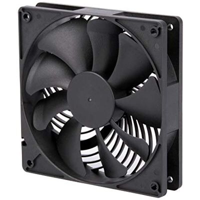 Silverstone , ventilador PWM Air Penetrator de 120 mm, diseño de cuchilla reductora de ruido, rodamiento de bolas doble Silverstone , ventilador PWM Air Penetrator de 120 mm, diseño de cuchilla reductora de ruido, rodamiento de bolas doble