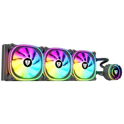 Nfortec Atria X refrigeración líquida CPU 360mm ARGB 240W compatible Intel AMD color negro Nfortec Atria X refrigeración líquida CPU 360mm ARGB 240W compatible Intel AMD color negro