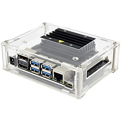 Waveshare Acrylic Clear Case (Type A) for The Jetson Nano Developer Kit Easy Access to The Peripheral Connectors Supports Cooling Fan Waveshare Acrylic Clear Case (Type A) for The Jetson Nano Developer Kit Easy Access to The Peripheral Connectors Supports Cooling Fan