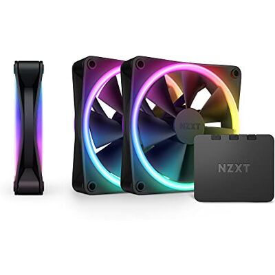 NZXT F120 RGB Duo Triple Pack 3x Ventiladores RGB 120mm + Hub Negro NZXT F120 RGB Duo Triple Pack 3x Ventiladores RGB 120mm + Hub Negro