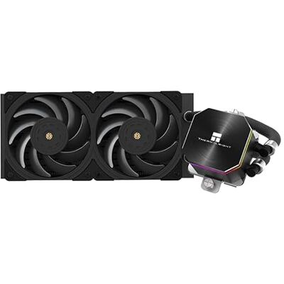 Thermalright Frozen Edge 240 Enfriador de agua para CPU líquido, color negro con ventilador PWM de 120 mm, disipador de agua integrado para AMD/AM4/AM5, Intel lga1851/1700/1150/1151/1200 Thermalright Frozen Edge 240 Enfriador de agua para CPU líquido, color negro con ventilador PWM de 120 mm, disipador de agua integrado para AMD/AM4/AM5, Intel lga1851/1700/1150/1151/1200