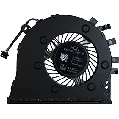 Power4Laptops Ventilador para Ordenadores portátiles Compatible con HP Home 17-by0009nm Power4Laptops Ventilador para Ordenadores portátiles Compatible con HP Home 17-by0009nm