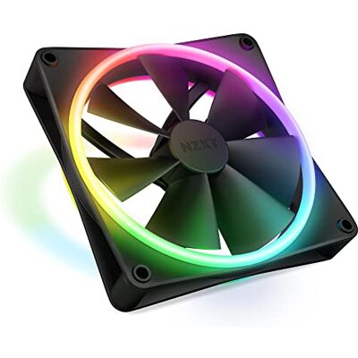 NZXT F140 RGB Duo Ventilador PC RGB Doble Cara 140mm Negro NZXT F140 RGB Duo Ventilador PC RGB Doble Cara 140mm Negro