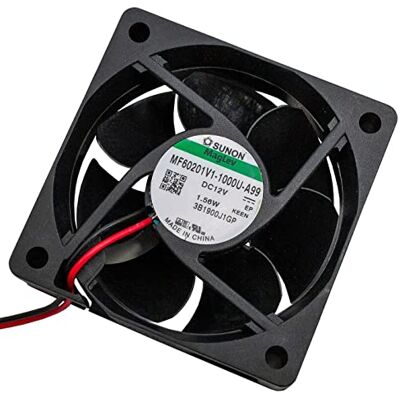 Sunon Fan 12V DC 1,2W 60x60x20mm 39,1m³/h 5000U/Min 39,1m³/h MF60201V11000UA99 Sunon Fan 12V DC 1,2W 60x60x20mm 39,1m³/h 5000U/Min 39,1m³/h MF60201V11000UA99