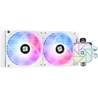 Thermalright AQUA ELITE 240 Blanco V3 Refrigerador líquido de CPU, ventiladores dobles PWM ARGB con rodamientos S-FDB, bomba eficiente controlada por PWM, para AM4/AM5, Intel LGA1851/1700/115x/1200 Thermalright AQUA ELITE 240 Blanco V3 Refrigerador líquido de CPU, ventiladores dobles PWM ARGB con rodamientos S-FDB, bomba eficiente controlada por PWM, para AM4/AM5, Intel LGA1851/1700/115x/1200